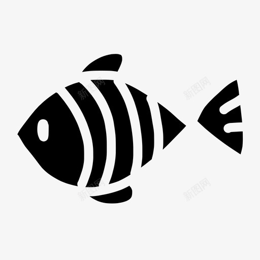 小丑鱼水族馆涂鸦图标svg_新图网 https://ixintu.com 小丑鱼 手绘 水族馆 水生动物实心 涂鸦
