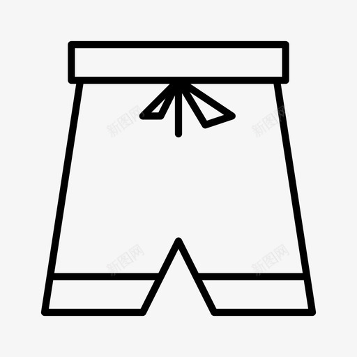 短裤连衣裙运动衫图标svg_新图网 https://ixintu.com 短裤 运动衫 连衣裙