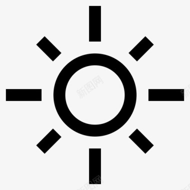 太阳假日阳光图标图标