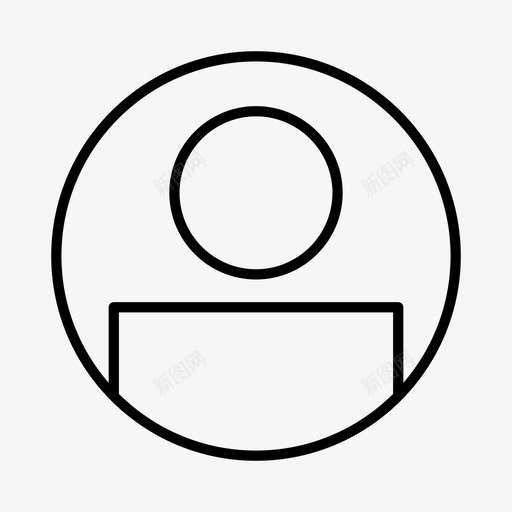个人资料头像数字档案图标svg_新图网 https://ixintu.com 个人 个人资料 人物 头像 数字档案