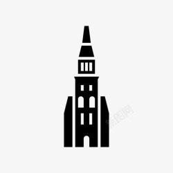 丹麦哥本哈根尼古拉哥本哈根建筑城市图标高清图片