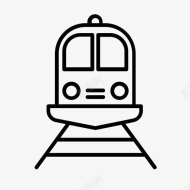 火车铁路旅行图标图标