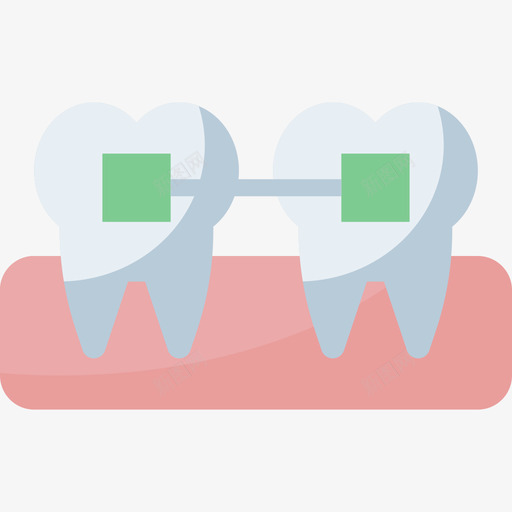 牙套牙科护理21扁平图标svg_新图网 https://ixintu.com 扁平 护理 牙套 牙科