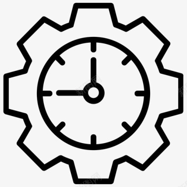 时间管理时钟设置效率图标图标