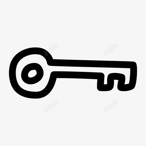 钥匙挂件锁图标svg_新图网 https://ixintu.com 图纸 密码 工作 挂件 钥匙