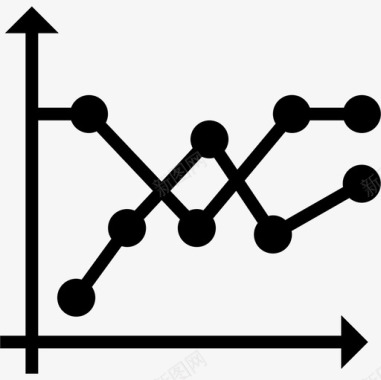 折线图图表4填充图标图标