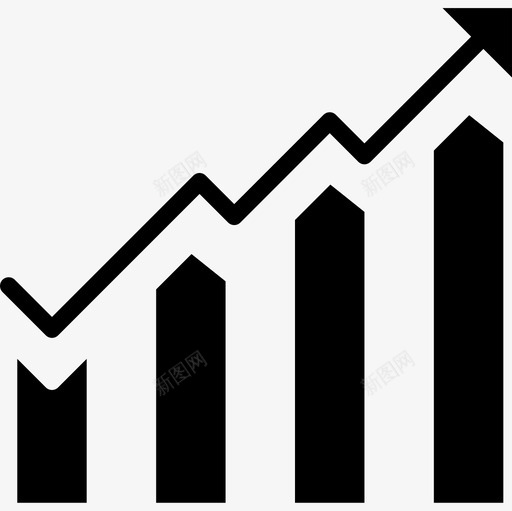 条形图业务267填充图标svg_新图网 https://ixintu.com 业务 填充 条形图