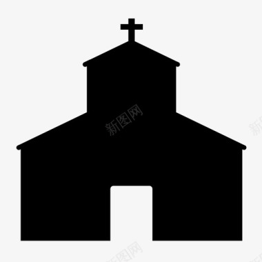 教会基督徒上帝图标图标