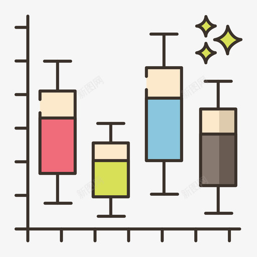股票数据分析12线性颜色图标svg_新图网 https://ixintu.com 数据分析12 线性颜色 股票