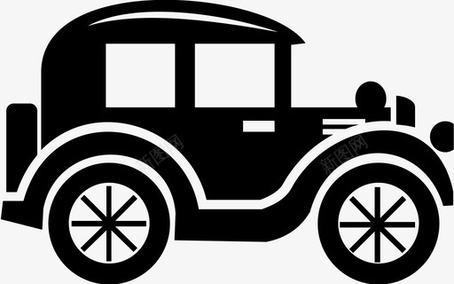经典汽车交通工具汽车图标图标