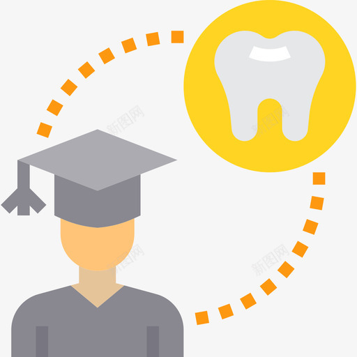 教育牙科33扁平图标svg_新图网 https://ixintu.com 扁平 教育 牙科