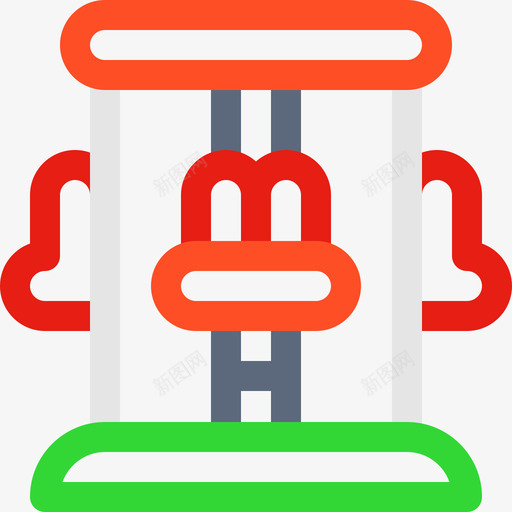线性彩色过山车公园1图标svg_新图网 https://ixintu.com 公园 彩色 线性 过山车