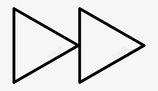 前进快速音乐图标svg_新图网 https://ixintu.com 前进 基础 快速 游戏 音乐