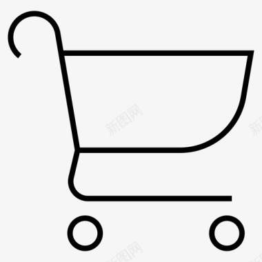 购物车商务物品图标图标