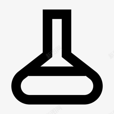 锥形瓶基本烧瓶实验室设备图标图标