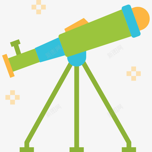 望远镜教育191平面图标svg_新图网 https://ixintu.com 平面 教育191 望远镜