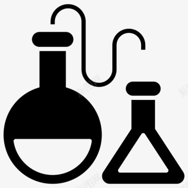 化学测试实验实验室仪器图标图标