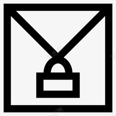 邮件锁业务文档图标图标