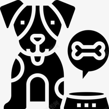 小狗宠物店50雕文图标图标