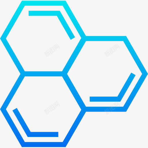 分子科学70梯度图标svg_新图网 https://ixintu.com 分子 梯度 科学70