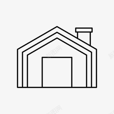 建筑建筑和城市办公室图标图标