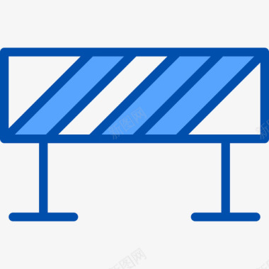 屏障运输111蓝色图标图标