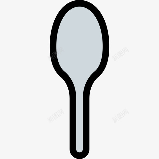 勺子厨房46线性颜色图标svg_新图网 https://ixintu.com 勺子 厨房 线性 颜色