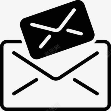 电子邮件信件方案图标图标