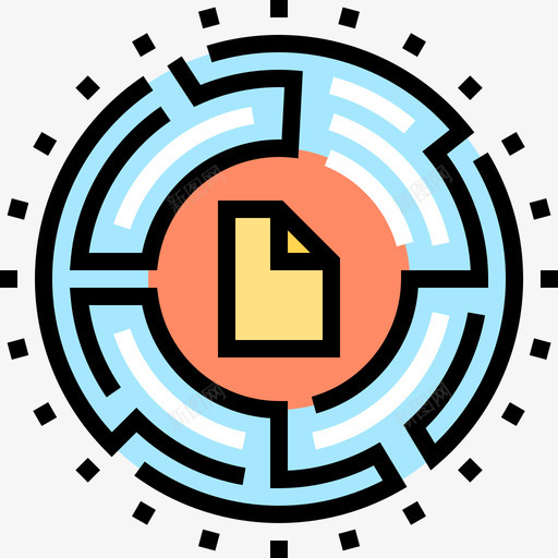 数据保护安全119线性颜色图标svg_新图网 https://ixintu.com 保护 安全 数据 线性 颜色