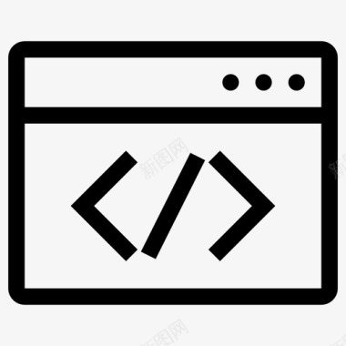 浏览器控制台代码编码图标图标