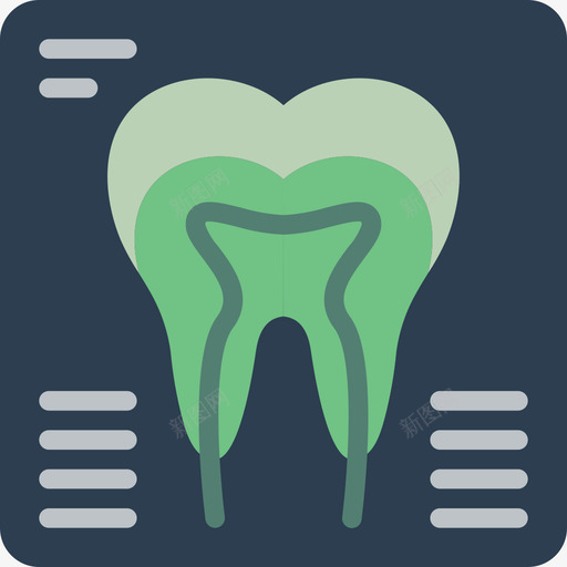 X光牙科6平片图标svg_新图网 https://ixintu.com X光 平片 牙科6