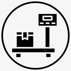 AE物流详情icon2工业秤机械秤包装称重图标高清图片