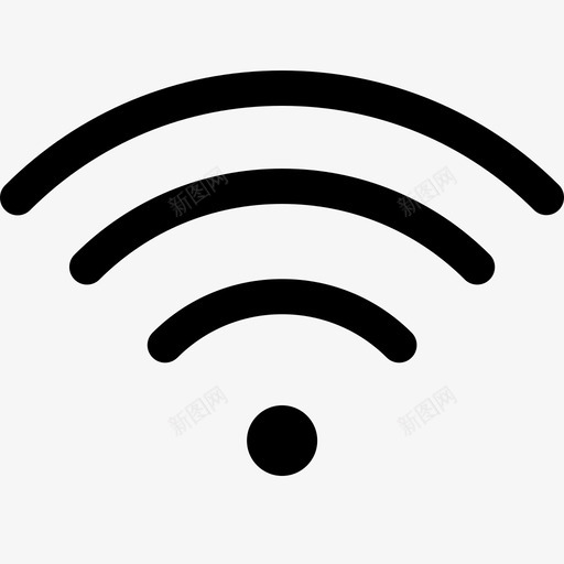 wifi网络信号图标svg_新图网 https://ixintu.com gradak wifi 信号 网络