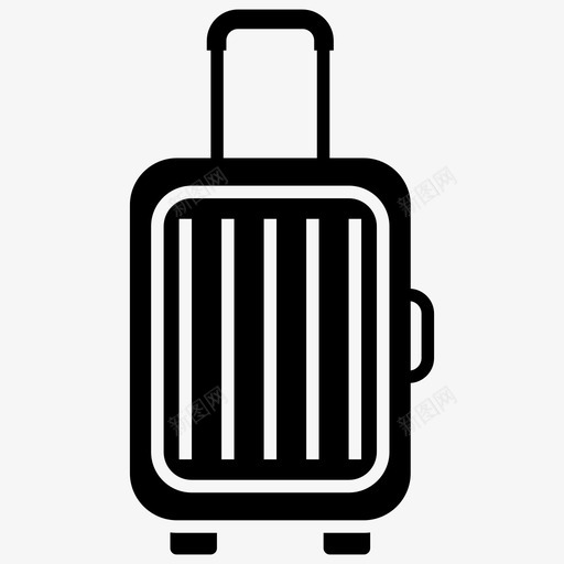 旅行袋行李袋商务袋图标svg_新图网 https://ixintu.com 商务 图标 字形 手提箱 手袋 旅行袋 背包 行李 钱包