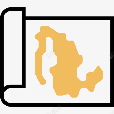 墨西哥墨西哥10黄色阴影图标图标