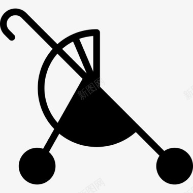 童车婴儿车马车图标图标