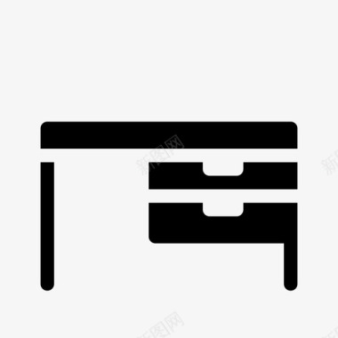 桌子电脑桌书桌图标图标