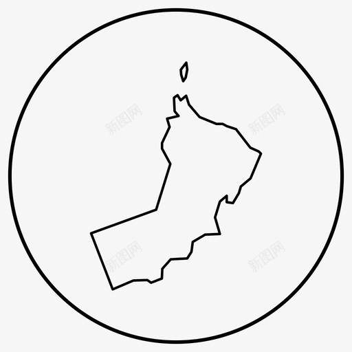 阿曼地图阿拉伯中东图标svg_新图网 https://ixintu.com 中东 阿拉伯 阿曼地图 马斯喀特