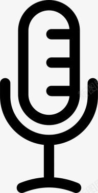 麦克风录音语音图标图标