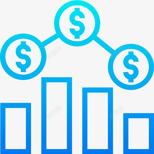 分析金融15梯度图标svg_新图网 https://ixintu.com 分析 梯度 金融