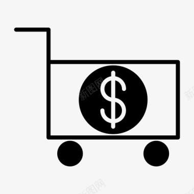 购物车业务购物车送货商务图标图标