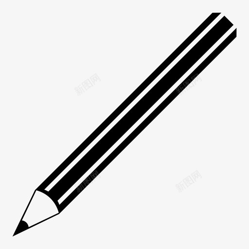 铅笔彩色绘图图标svg_新图网 https://ixintu.com 书写 办公 办公文件 彩色 纸张 绘图 铅笔
