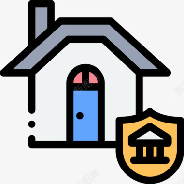 Bankbanking72线性颜色图标图标