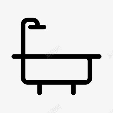 家具及家居用品浴室浴缸图标图标