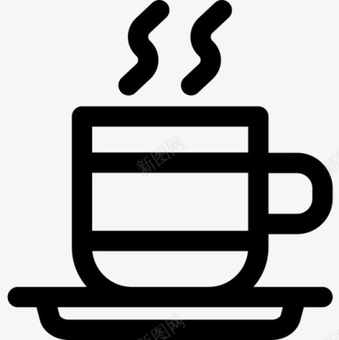 美式咖啡27号咖啡厅直系图标图标