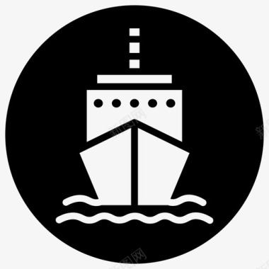 运费货物海上保险图标图标