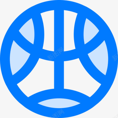 篮球篮球21蓝色图标图标