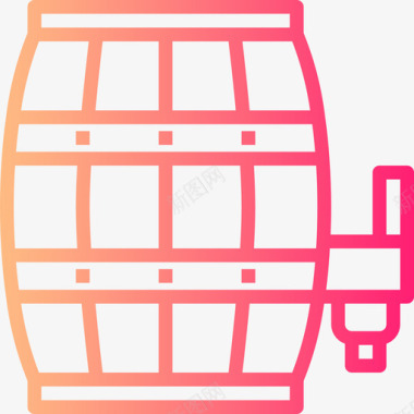 桶装食品饮料4梯度图标图标