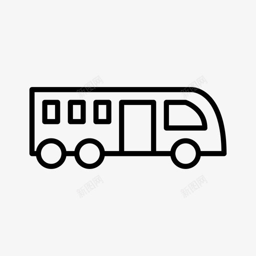 公路旅行公共汽车假期图标svg_新图网 https://ixintu.com 假期 公共汽车 公路旅行 旅行和度假 汽车
