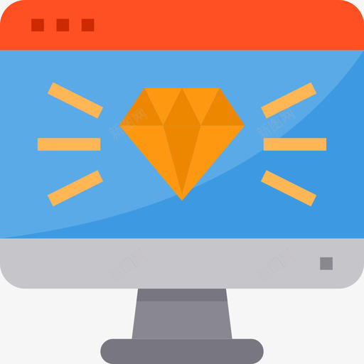 获奖网站和windows界面4平面图标svg_新图网 https://ixintu.com windows 平面 界面 网站 获奖
